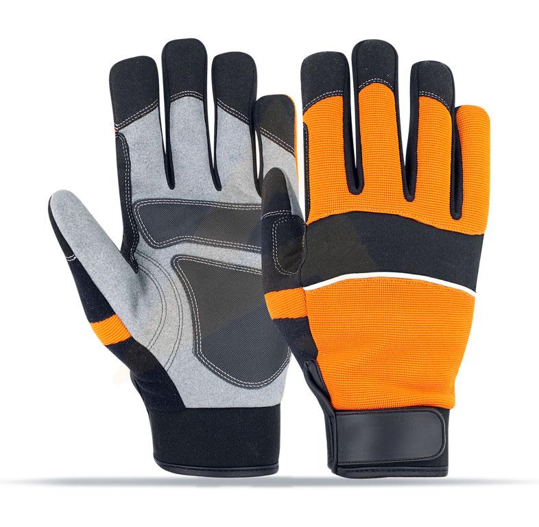 synthetic leather gloves