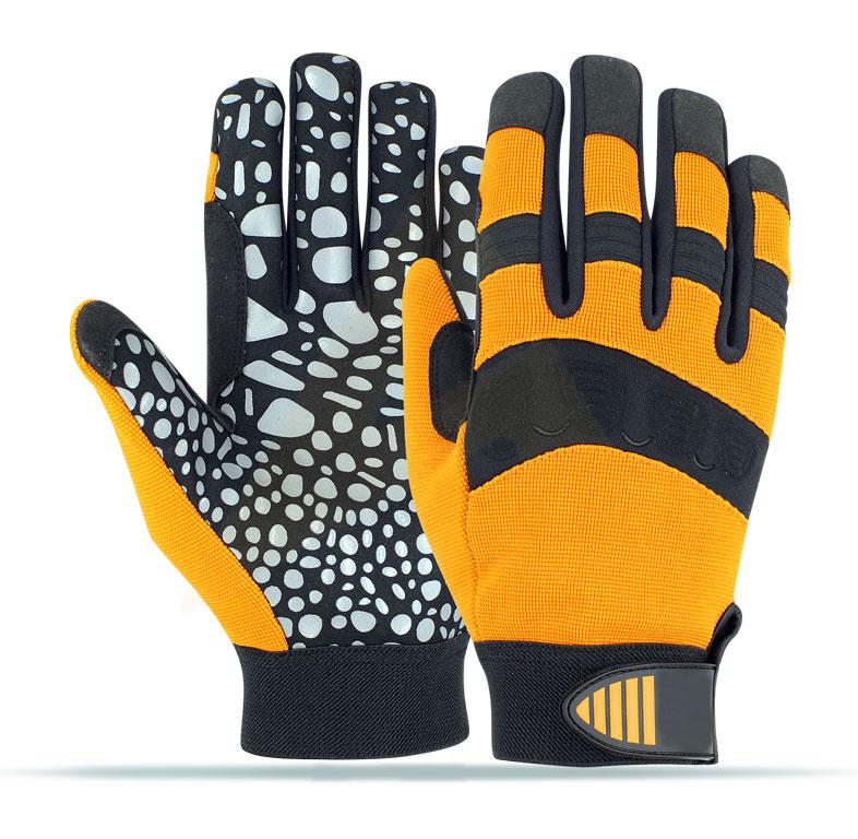synthetic leather gloves